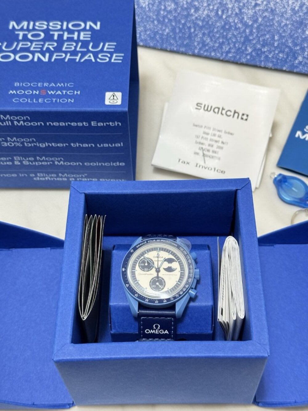 Swatch Bioceramic MoonSwatch Mission to Super Blue Moonphase
